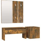  Set namještaja za hodnik boja hrasta konstruirano drvo | shoptok.hr