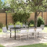  Vrtni set za objed 9 pcs Bijela 200 x 80 x 73 cm | shoptok.hr