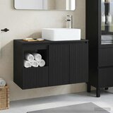  Set namještaja za kupaonicu 2 kom. Crna Konstruirano drvo 53 x 35 x 80 cm | Shoptok.si