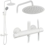 Rea Pršni komplet brez izliva s termostatom Lungo White | Shoptok.si