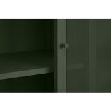 Unique Furniture Tamno zeleni metalni ormar s kliznim vratima 90x180 cm Veep – | shoptok.hr