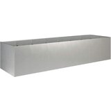  Vrtna saksija Srebrna 280 x 80 x 60 cm Nehrđajući čelik | shoptok.hr