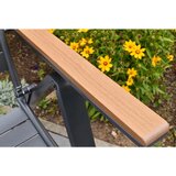 Gardenson ZLOŽLJIV VRTNI SEDEŽ aluminij rjava, barve grafita | Shoptok.si
