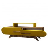 Hanah home rose walnut yellow polica za tv