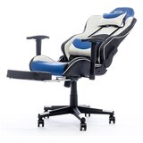 Bytezone gaming stol Dolce BZ5813B masažna blazina (črno-moder) | Shoptok.si