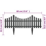  Rubnjaci za travnjak 17 kom antracit 10 m PP | shoptok.hr