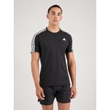 Adidas Funkcionalna majica 'Own The Run' črna / off-bela | Shoptok.si