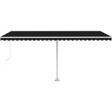  Tenda na ručno uvlačenje s LED svjetlima 500 x 300 cm antracit | shoptok.hr