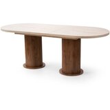 Hanah home Trpezarijski sto na razlvačenje Gusto 2953, 180x77x90 cm, Bež | Eponuda.ba