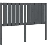 Posteljno vzglavje sivo 125,5x4x100 cm trdna borovina, (20648135) | Shoptok.si