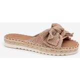 Boto Ladies Platform Slippers With Braiding And Bow Multicolor Alpireda | Shoptok.si