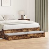  Ladice za krevet s ladicama Dimljeni hrast 140 x 36,5 x 16,5 cm | shoptok.hr