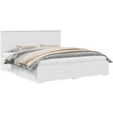  Konstrukcija postelje Bela 180 x 200 cm Konstruiran les, (5000103392) | Shoptok.si