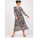 Italy Moda Dress-DHJ-SK-11389-2.52P-black-beige | shoptok.hr