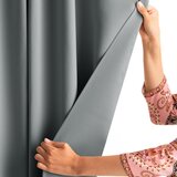 Restilo Siva zatemnitvena izolacijska zavesa 140x245 cm Pleat – | Shoptok.si