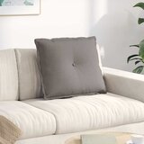  Jastuk za leđa Sivo-smeđa 60 x 19 x 50 cm tkanina | shoptok.hr