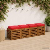  Set jastučića od 4 komada SOEST 4 pcs 100% poliester Crvena Slike