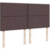 vidaXL Box spring postelja z vzmetnico temno rjav 200x200 cm blago, (21308225) | Shoptok.si