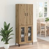  Highboard Umjetnički hrast 69,5 x 34 x 180 cm Konstruirano drvo | shoptok.hr