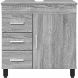  Toaletna jedinica Siva Sonoma 60 x 35 x 60 cm Konstruirano drvo | shoptok.hr