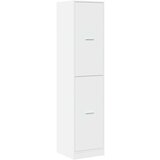 vidaXL Lekarniška omara bela 40x41x174,5 cm inženirski les | Shoptok.si