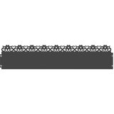 vidaXL Rubnjaci za travnjak 20 pcs Crna 103 x 0,05 x 22 cm Čelik | shoptok.hr