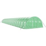 vidaXL Staklenik s čeličnim okvirom zeleni 96 m² 24 x 4 x 2 m | shoptok.hr