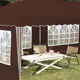  Rastezljivi šator za zabave 575 x 289 x 245 cm Smeđa | shoptok.hr