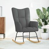  Stolica za ljuljanje od tkanine tamnosiva | Eponuda.com