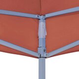  Krov za šator za zabave 3 x 3 m terakota 270 g/m² | shoptok.hr