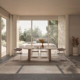 MOME Bež klubska mizica z borovo mizno ploščo 110x220 cm Nahia – | Shoptok.si