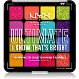 NYX Professional Makeup Ultimate I Know That´s Bright senčilo za oči 12.8 g | Shoptok.si
