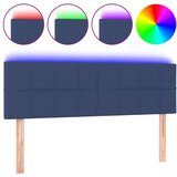 Uzglavlje plavo 144x5x78/88 cm od tkanine | shoptok.hr