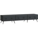 TV omarica s predalom Črna 147 x 34,5 x 30 cm Inženirski les, (5000210246) | Shoptok.si