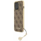Guess 4G Charm Zadní Kryt pro iPhone 13 Pro Brown Ovitek za telefon Vijolična Cene