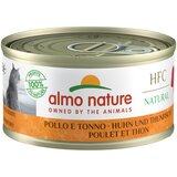 Almo Nature HFC Natural 6 x 70 g - Piščanec in tuna | shoptok.hr