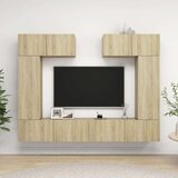  Komplet TV omaric 6-delni sonoma hrast iverna plošča, (20914241) | Shoptok.si