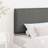  Tapecirani uzglavlje s uzglavljem Bijela i svijetlo siva 80 cm | shoptok.hr