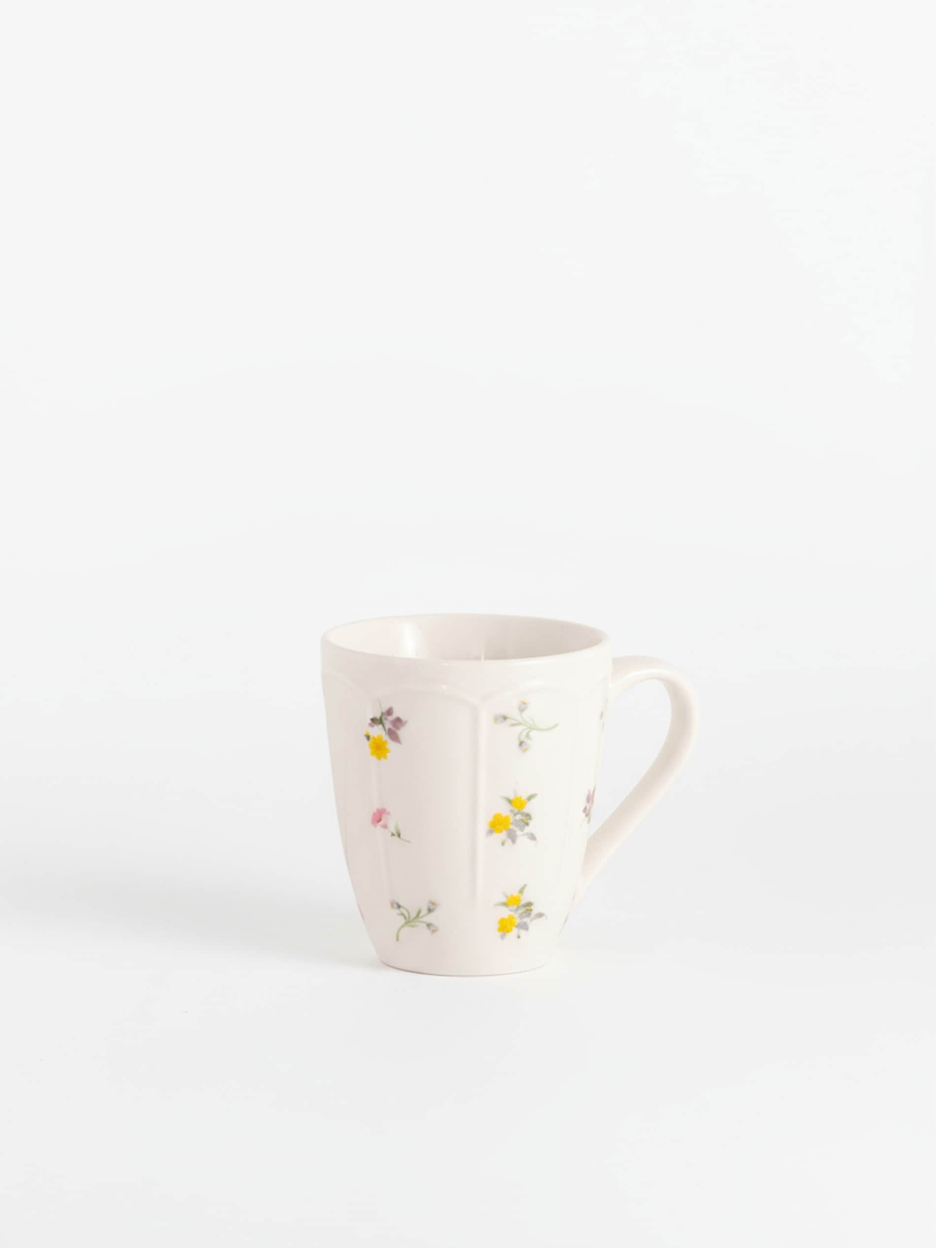 Sinsay Keramička šalica s cvjetnim motivom | shoptok.hr