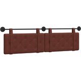  Viseće uzglavlje kreveta Sjajno smeđa Antikni PU Sienna 170 x 55 x 5 cm | Shoptok.si