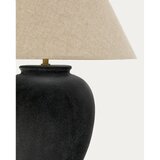 Kave Home Crna/bež stolna lampa s tekstilnim sjenilom (visina 60 cm) Mercadal – | shoptok.hr