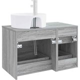  Set namještaja za kupaonicu 2 kom. Siva Sonoma 49,5 x 44,5 x 76 cm | shoptok.hr