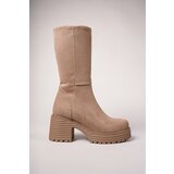 Riccon Henelra Women's Boots 0012270 Mink Suede cene