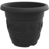  Saksije za biljke 24 pcs Crna Ø 26 x 21.5 cm Plastika - Crna Ø 39 x 32 cm 24 | shoptok.hr