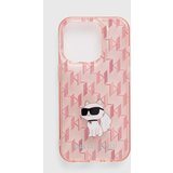 Karl Lagerfeld Futrola original KARL LAGERFELD KLHCP15LHNCMKLP za iPhone 15 Pro monogram roze Cene