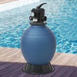  Pješčani filtar za bazen s ventilom sa 6 položaja plavi 460 mm Cene