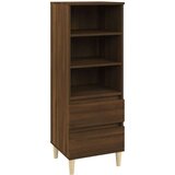  Visoka komoda boja hrasta 40x36x110 cm od konstruiranog drva | shoptok.hr