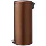 Koš za smeti s pedalom 30 L s plastičnim vložkom - Warm Bronze