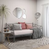 vidaXL izvlečni posteljni okvir siv iz kovine 90x200 cm Cene