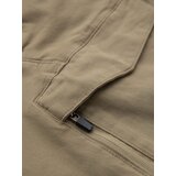 Ombre Men's loose-fit shorts with cargo pockets - light olive | Shoptok.si